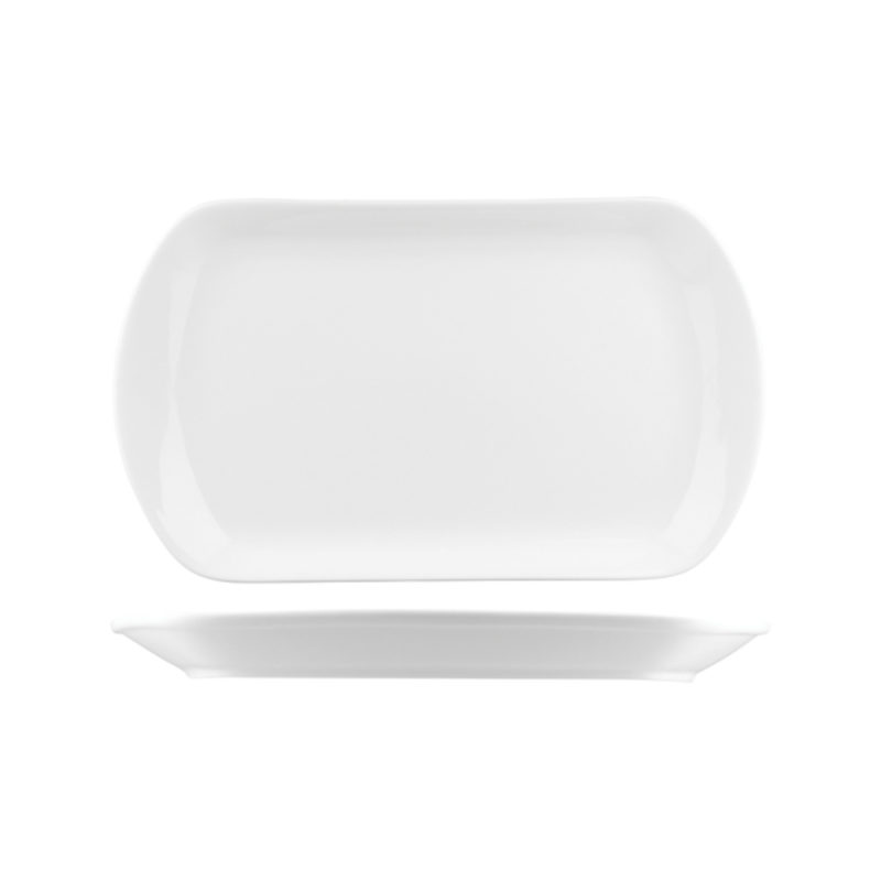 Classicware Rounded Sides Rectangular Plates – Long Fine