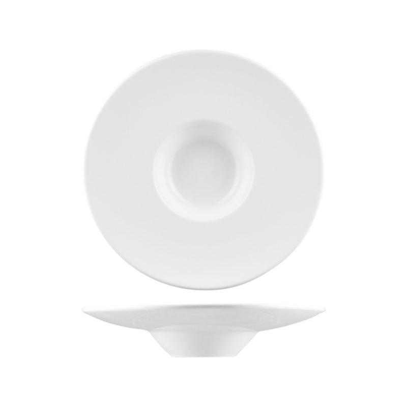 Classicware Round Signature Plates Flat Rim Long Fine