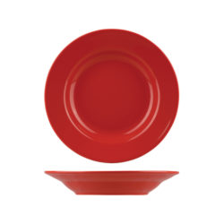 Classicware Red Wide Rim Pasta Bowl