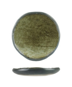 Uniq GreenGrey Small Round Plate