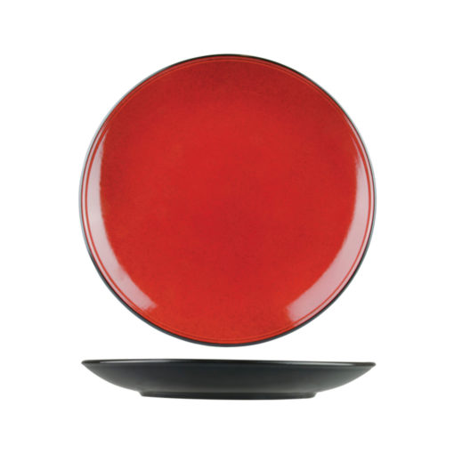 Uniq RedBlack Round Coupe Plates