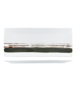 Uniq Green Stripe Rectangular Platter