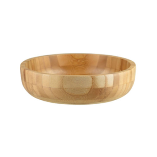 Round Bamboo Serving Bowls