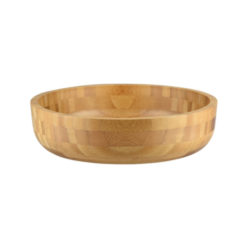 Round Bamboo Serving Bowls
