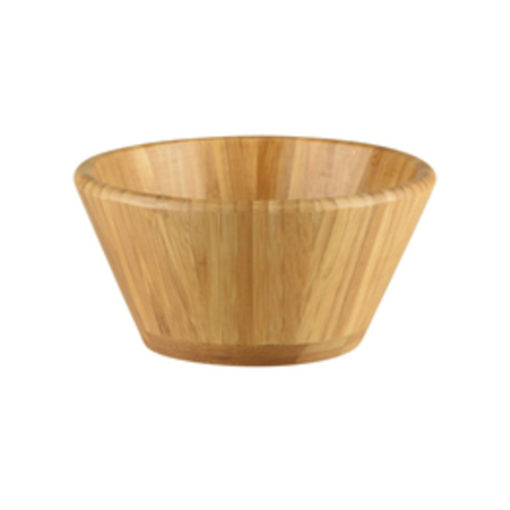 Tapered Round Bamboo Serving Bowls