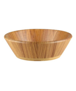 Tapered Round Bamboo Serving Bowls