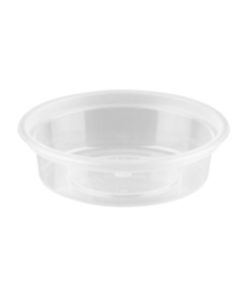 Small Round Clear Containers