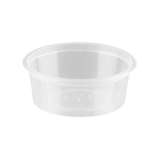 Small Round Clear Containers