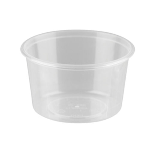 Large Round Clear Containers