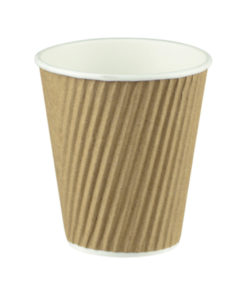 Ripple Wrap Cup - Natural Brown