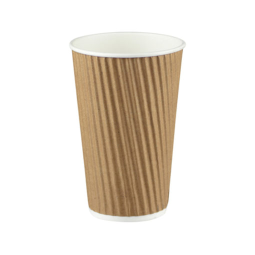 Ripple Wrap Cup - Natural Brown