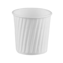 Ripple Wrap Cup - White