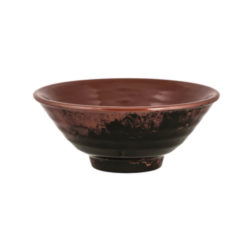 Brown and Black Soup Bowls